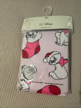 GAP Disney Pink Kitten Print Kids Pajama Set